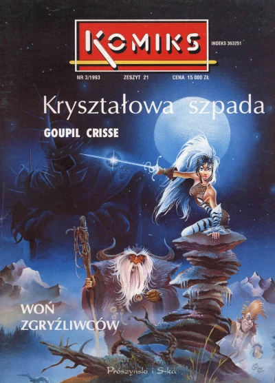Cover of Kryształowa szpada cz. I: Woń zgryźliwców