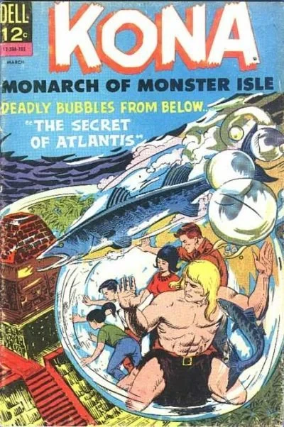 Cover of Deadly Bubbles From Below... "The Secret of Atlantis"