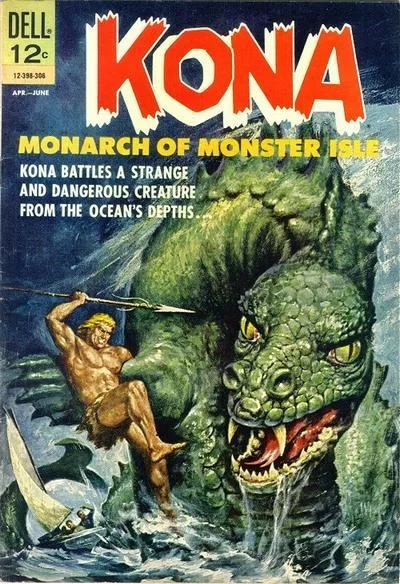 Cover of Kona Battles A Strange And Dangerous Creature from the Ocean's Depths...