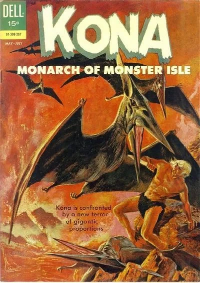 Cover of Kona is confronted by a new terror of gigantic proportions