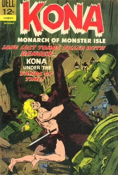 Cover of Long Lost Tombs Filled With Danger...Kona Under The Sands of Time!