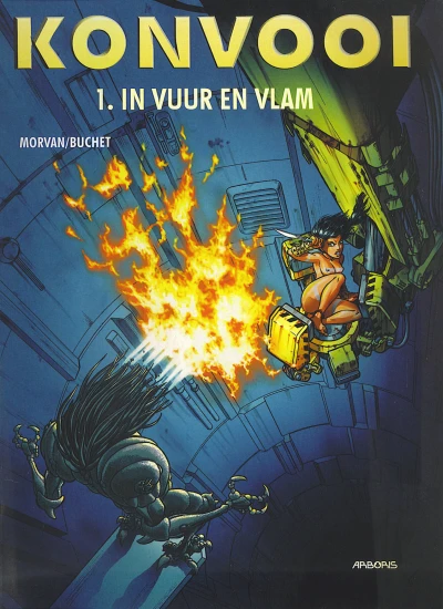 Cover of In vuur en vlam