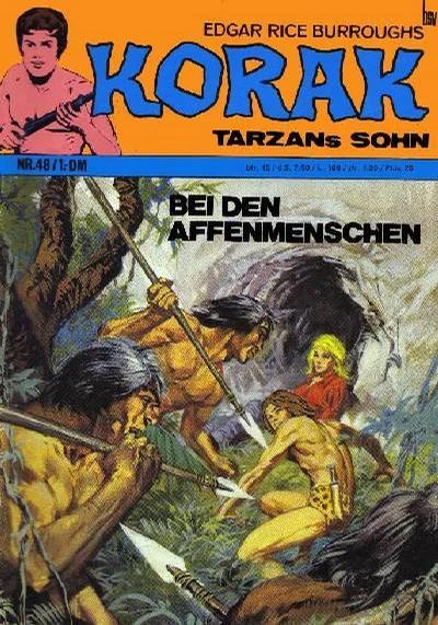 Cover of Bei den Affenmenschen