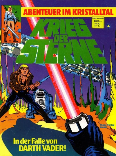 Cover of In der Falle von Darth Vader! - Abenteuer im Kristalltal