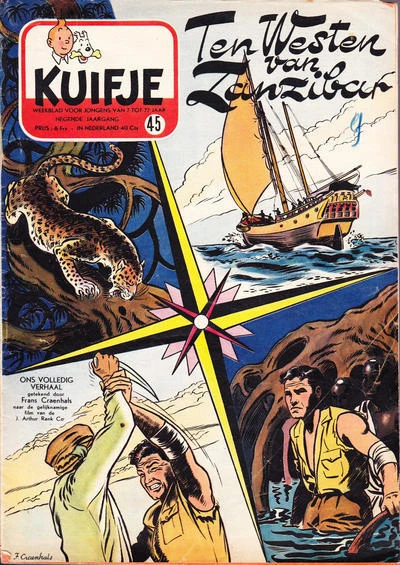 Cover of Ten Westen van Zanzibar