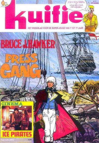 Cover of Bruce J Hawker Press Gang
