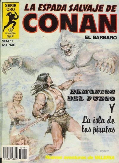 Cover of Demonios del fuego y La isla de los piratas