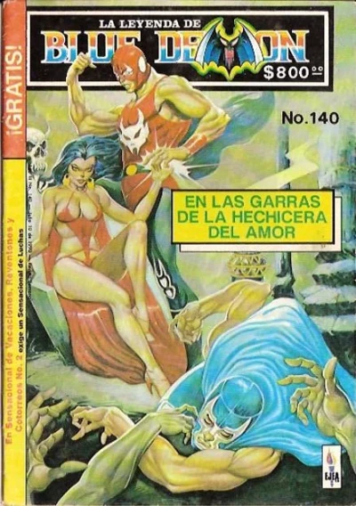 Cover of En las Garras de la Hechicera del Amor