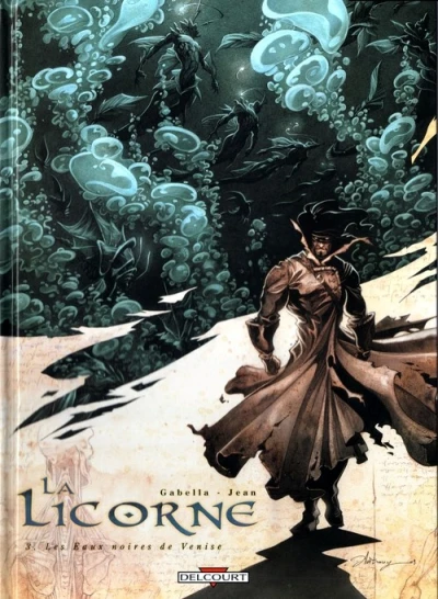 Cover of Les Eaux noires de Venise