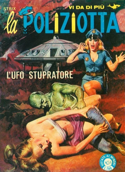 Cover of L'UFO Stupratore