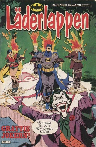 Cover of Grattis på Födelsedagen, Jokern!