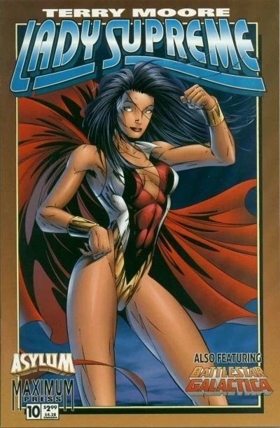 Cover of Lady Supreme: Die And Let Die; Battlestar Galactica