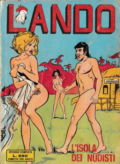 Cover of L'isola dei nudisti