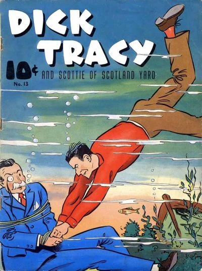 Cover of Dick Tracy and Scottie of Scotland Yard