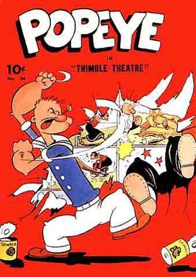 Cover of Popeye in "Thimble Theatre"