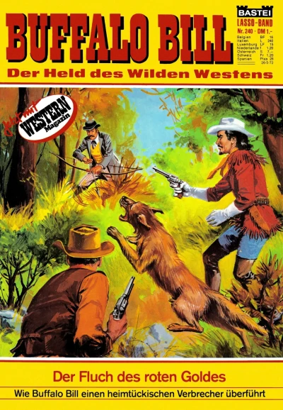 Cover of Buffalo Bill: Der Fluch des roten Goldes