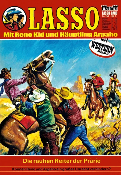 Cover of Die rauhen Reiter der Prärie