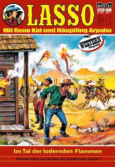 Cover of Im Tal der lodernden Flammen