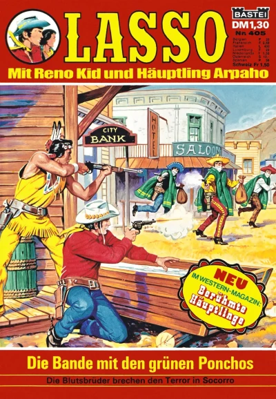 Cover of Die Bande mit den grünen Ponchos