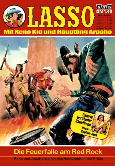 Cover of Die Feuerfalle am Red Rock