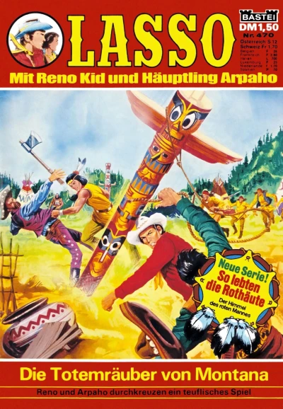 Cover of Die Totemräuber von Montana