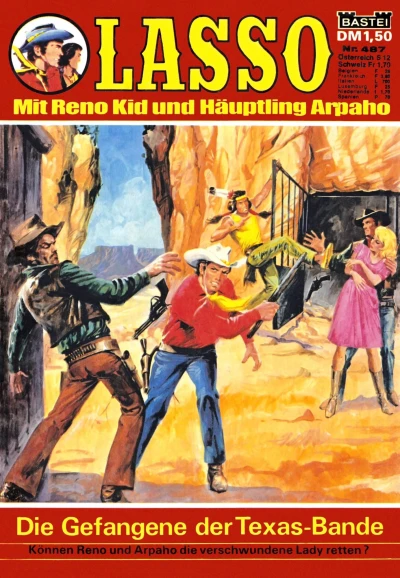 Cover of Die Gefangene der Texas-Bande