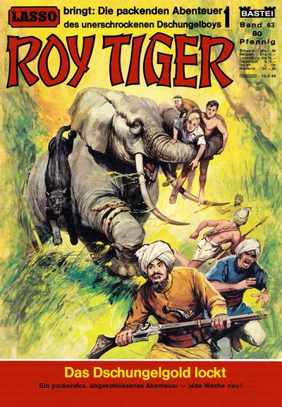 Cover of Roy Tiger: Das Dschungelgold lockt