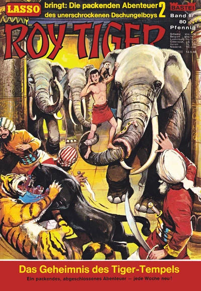 Cover of Roy Tiger: Das Geheimnis des Tiger-Tempels