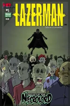 Cover of Lazerman: Night of the Necrolord!