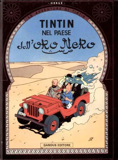Cover of Tintin nel paese dell' Oro Nero