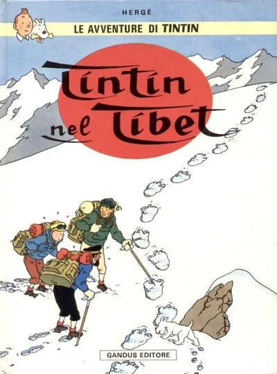 Cover of Tintin nel Tibet