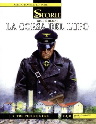 Cover of La corsa del Lupo - 1 Tre pietre nere