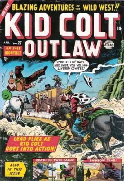 Cover of Lead Flies As Kid Colt Goes Into Action