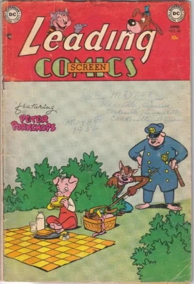 Cover of Leading Screen Comics