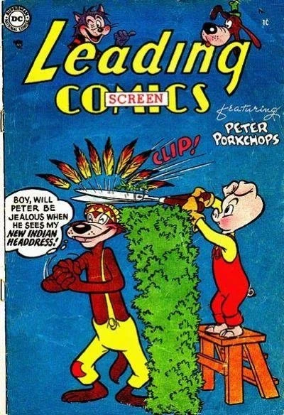 Cover of Leading Screen Comics