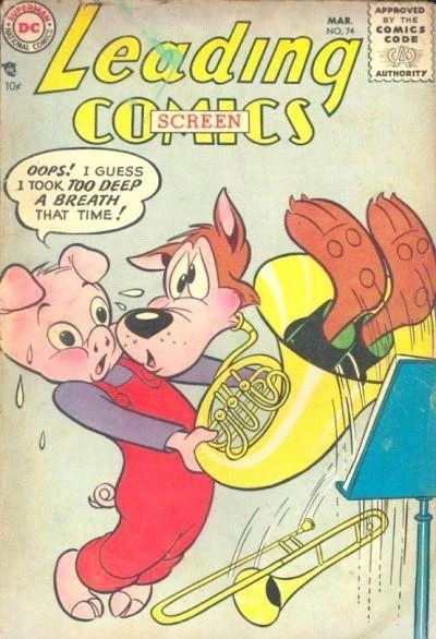 Cover of Leading Screen Comics
