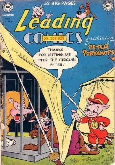 Cover of Leading Screen Comics