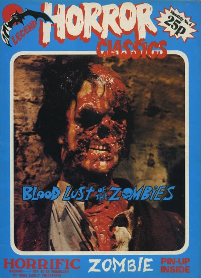 Cover of Bloodlust of the Zombies