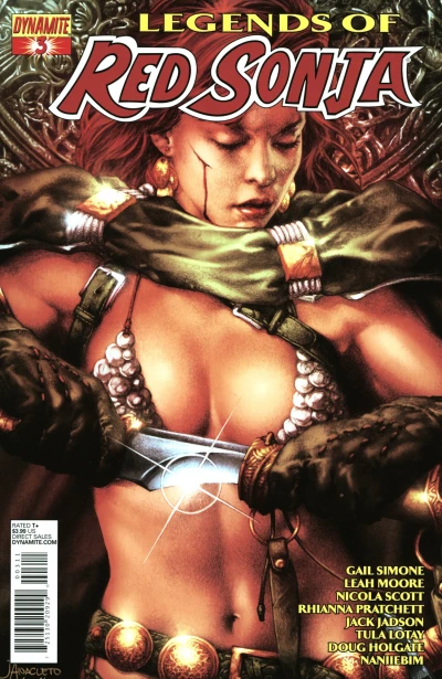 Cover of Legends of Red Sonja; The Palace of the Necromancer; Gertrelle's Lament; Gerd's Story: What Lies Beneath