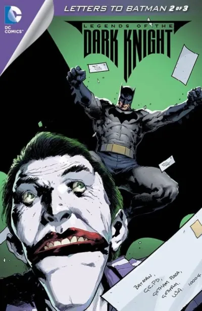 Cover of Letters to Batman, Part 2 of 3