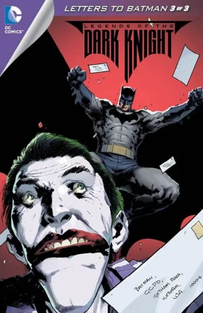 Cover of Letters to Batman, Part 3 of 3