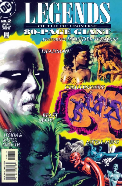 Cover of Seven all New Stories of the Boldest Legends in the DC Universe