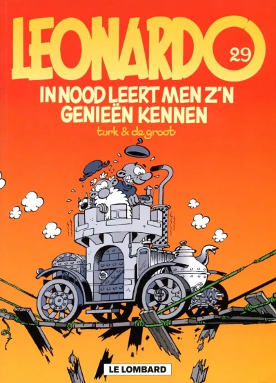 Cover of In nood leert men z'n genieën kennen