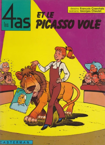 Cover of Les 4 as et le Picasso volé