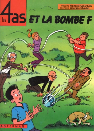 Cover of Les 4 as et la bombe F