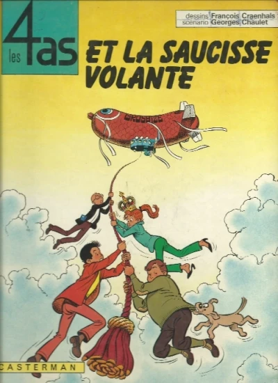 Cover of Les 4 as et la saucisse volante