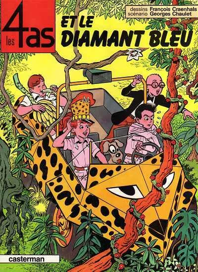 Cover of Les 4 as et le diamant bleu