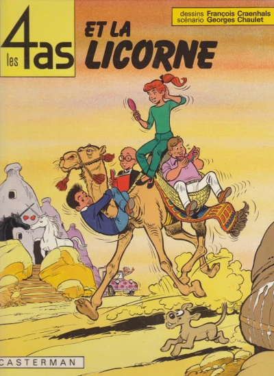 Cover of Les 4 as et la licorne