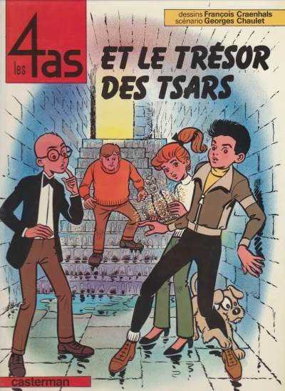 Cover of Les 4 as et le trésor des tsars