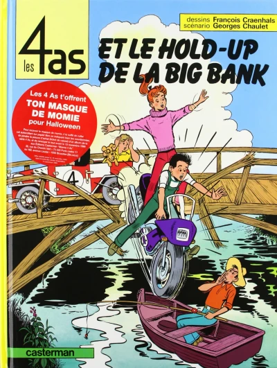 Cover of Les 4 as et le hold-up de la Big Bank